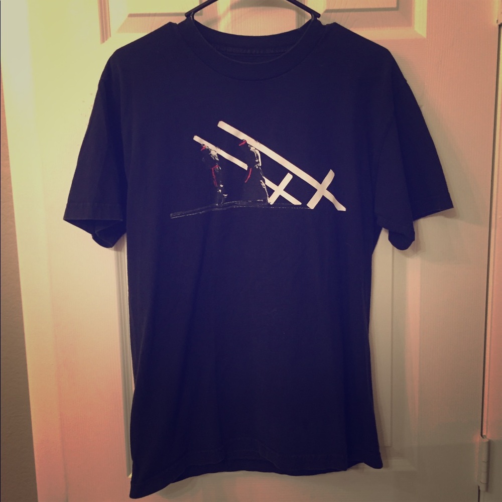Black Scale Cross Shirt